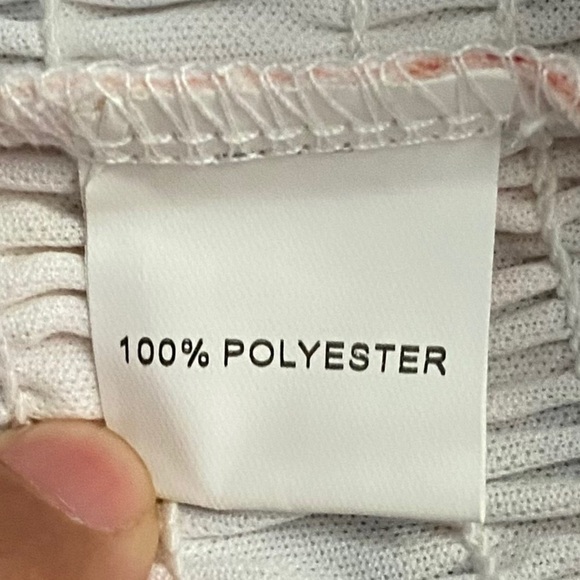 Hello Molly Floral Print Smocked High Neck Bodycon Pink Midi Dress 4 Small - Picture 4 of 15